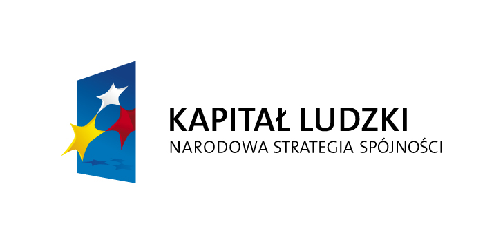 Logo Programu Operacyjnego Kapitał Ludzki