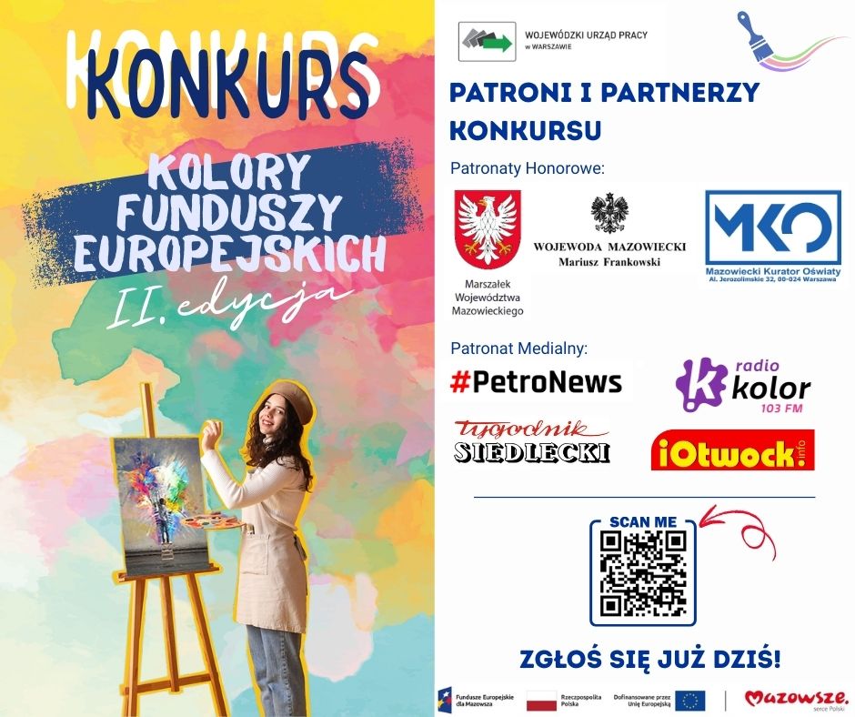Zdjęcie artykułu II. edycja konkursu plastycznego Kolory Funduszy Europejskich