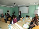Grupa osób uczestniczących w pierwszym dniu szkolenia, zajęcia z Panią dr Agnieszką Rumianowską
